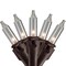 Brite Star Commercial Length Mini Christmas Light Set - Clear - 149.5' Brown Wire - 300ct